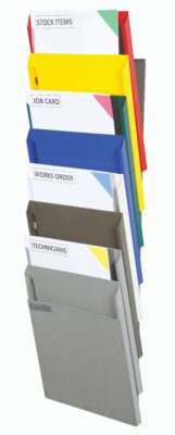 Cascading Document Display Racks