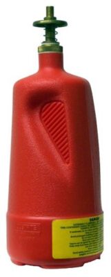 Red Bottle container for gas