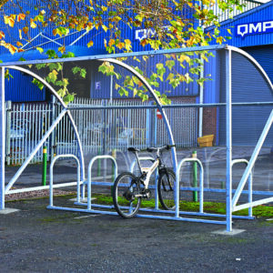 Dudley Cycle Shelters with Sheffield Cycle Rack