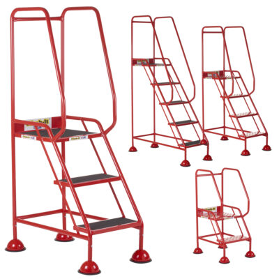 Climb-It UK Domed Feet Steps - Red