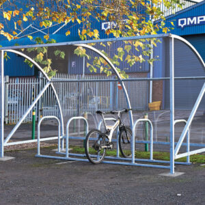 Dudley Cycle Shelters with Sheffield Cycle Rack