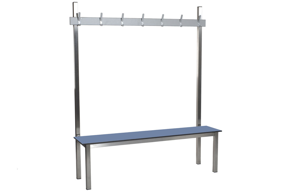 Aqua Solo Benches - Laminate Seats & SAA Hooks