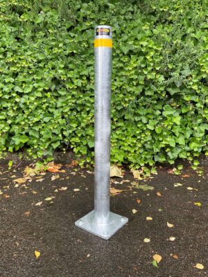 2no. 50mm Yellow Reflective Banding - Per Bollard