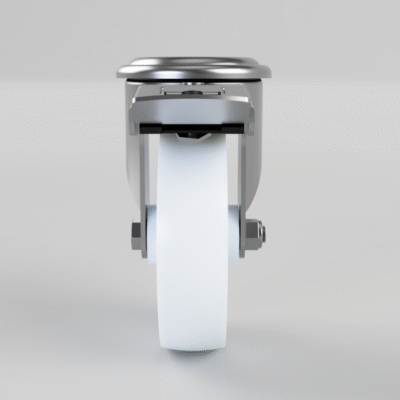 Stainless Steel Nylon Bolt Hole Swivel Castor 150mm 800kg Load