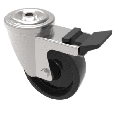 Ditherm Bolt Hole Swivel Castor 100mm 200kg Load