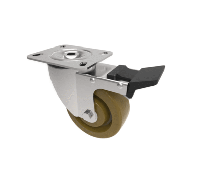 Ditherm Plate Swivel Castor 100mm 150kg Load