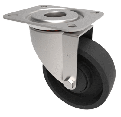 Thermoplastic Plate Swivel Castor Locking Castor 100mm 180kg Load