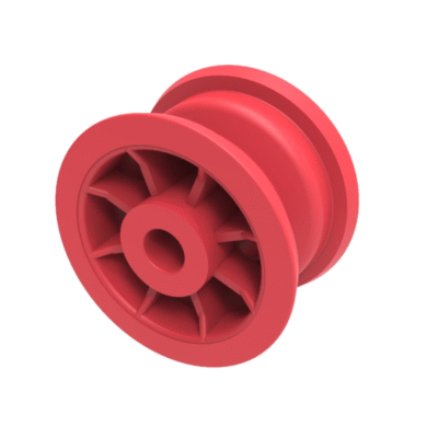 Red Polypropylene 100mm (4")  Rim
