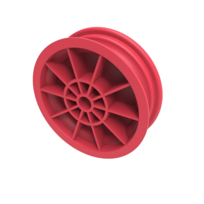 Red Polypropylene 200mm (8") Rim