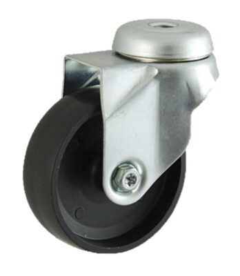 Polypropylene Bolt Hole Swivel Castor 125mm 80kg Load