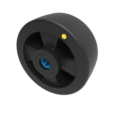Electrically Conductive Nylon 100mm Roller Bearing Wheel 200kg Load