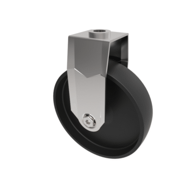 Polypropylene Bolt Hole Fixed Castor 125mm 100kg Load