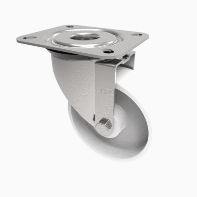 Polypropylene Plate Swivel Castor 100mm 160kg Load