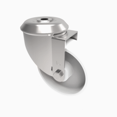 Polypropylene Bolt Hole Swivel Castor 100mm 160kg Load