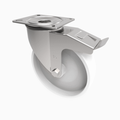 Nylon Plate Swivel Castor 150mm 800kg Load