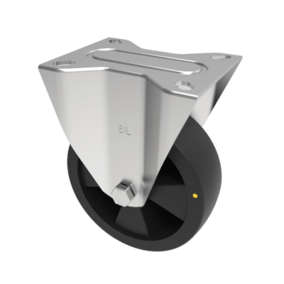 Electrically Conductive Nylon Plate Fixed Castor 100mm 200kg Load