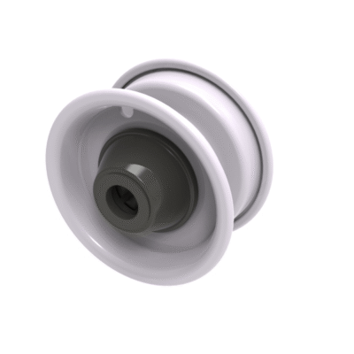Grey Steel 200mm (8") Rim