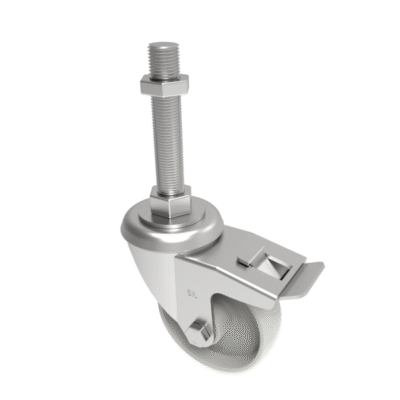 Nylon Swivel Castor Brake 100mm 270kg Load