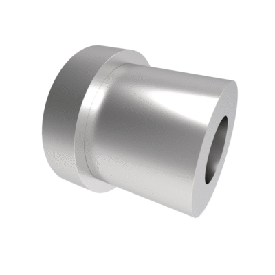 Headed Spacer 50mm bearing x 15mm thick head x 25mm axle bolt