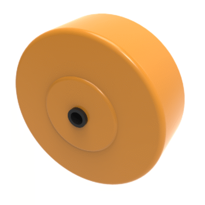 Epoxy Resin 100mm Ball Bearing Wheel 160kg Load