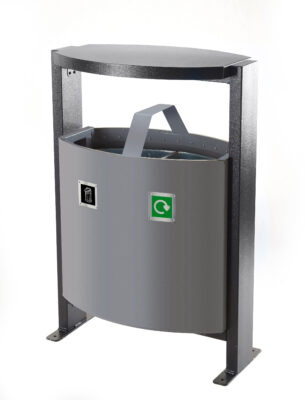 Outdoor 2 Compartment Bin
