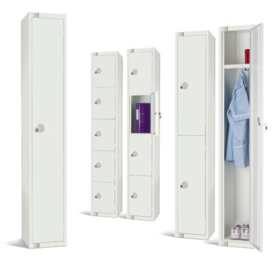 Elite White Lockers
