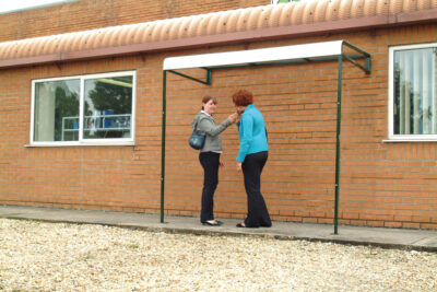 Wall Mounted Smoking Shelter