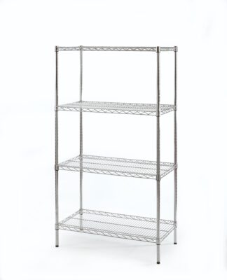 Eclipse Shelving - Stainless Steel & Chrome