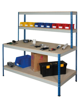 Rivet Full Undershelf Workstations