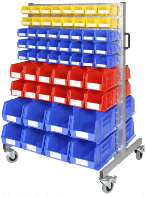 Bin Trolleys with Louvred Panels