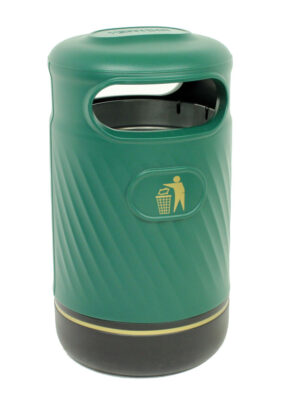 Outdoor Hooded Top Litter Bin - SHB033Z