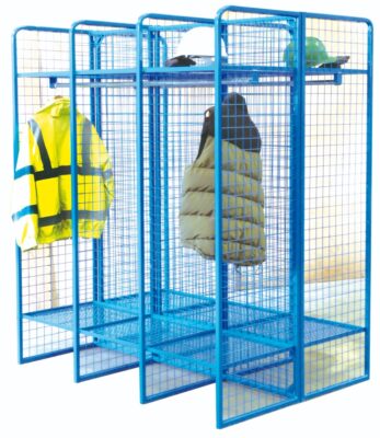 Wire Mesh Storage Compartments - Double Sided Unit